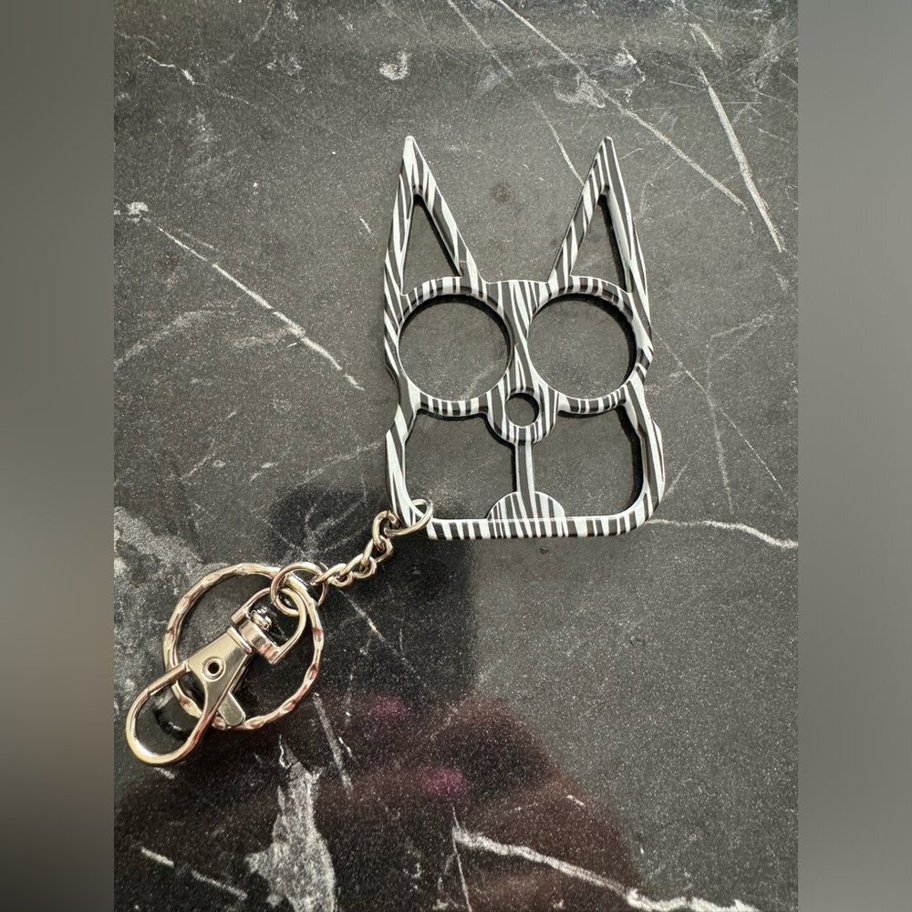Self-Defense Cat Keychain